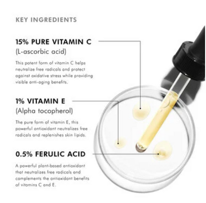 SKINCEUTICALS C E  FERULIC WITH WITH 15% L-ASCORBIC ACID