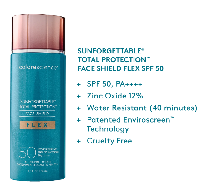 SUNFORGETTABLE  TOTAL PROTECTION FACE SHIELD FLEX SPF 50 - THORNHILL SKIN CLINIC